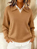 Montserrat | Jersey de Cuello en V con Cuello Polo