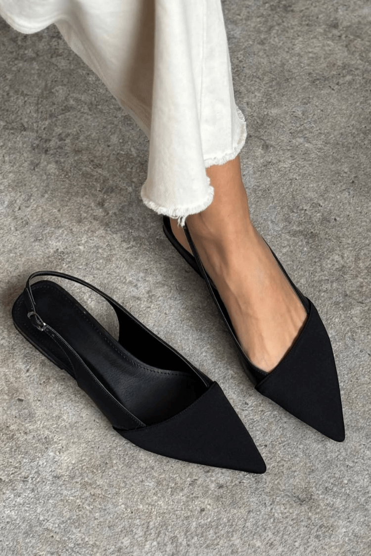 Bailarina slingback elegante y cómoda