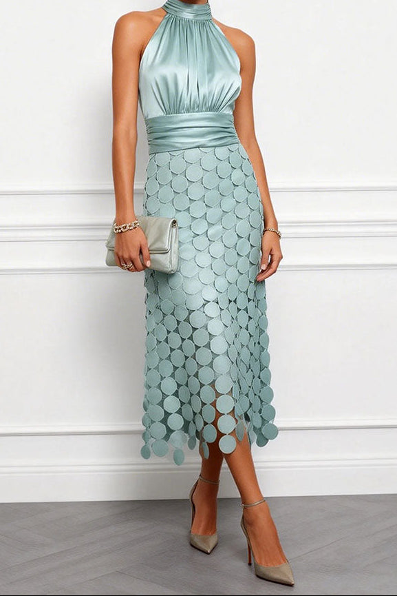 Nerea | Vestido Midi Elegante para Ceremonias