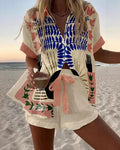 AZURE | Conjunto Coordinado de Verano: Estilo Fresco y Cómodo
