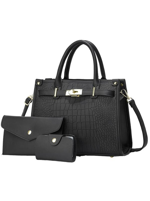 Bella Borsa - Bolso Cruzado Grabado Cocodrilo