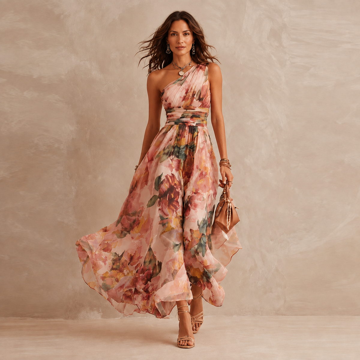 Lucia | Vestido Floral Maxi