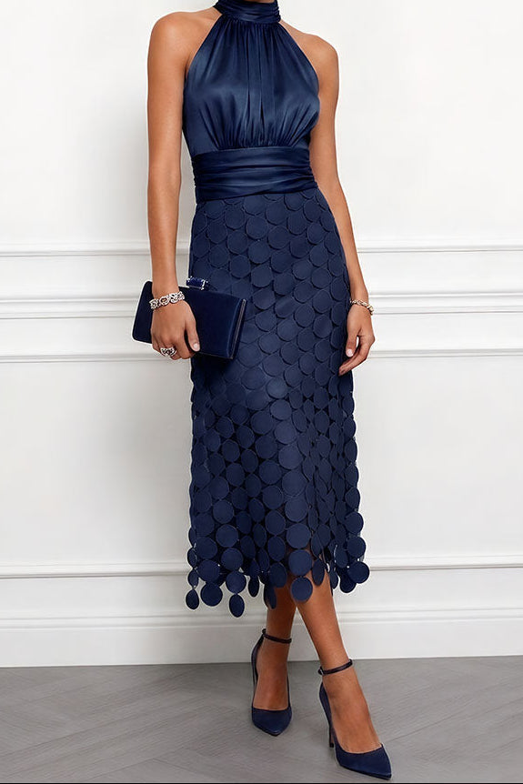 Nerea | Vestido Midi Elegante para Ceremonias