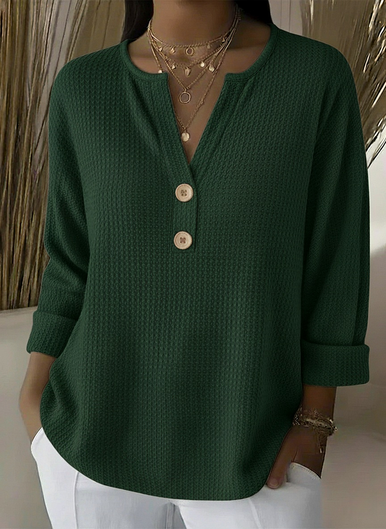 Pilar | Top Henley con Botones