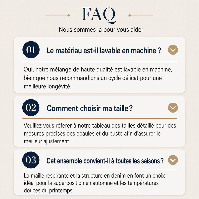 Abrigo de Punto Acanalado Elegante para Mujer con Paneles de Jean