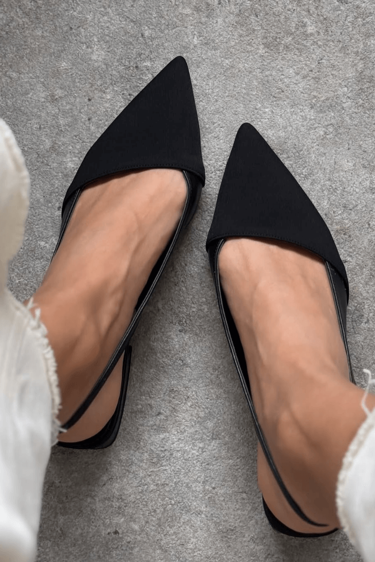 Bailarina slingback elegante y cómoda