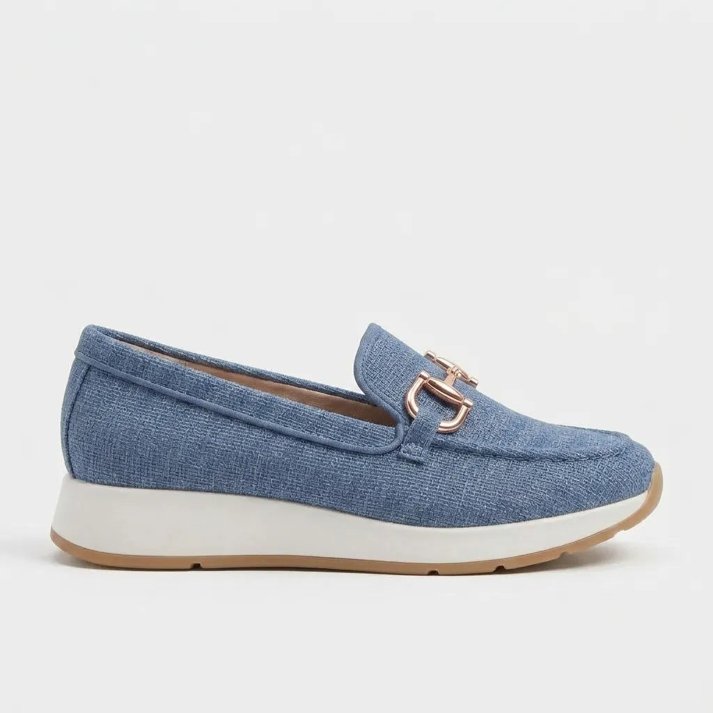 Sandra — Mocasín con Detalle de Cadena Metálica