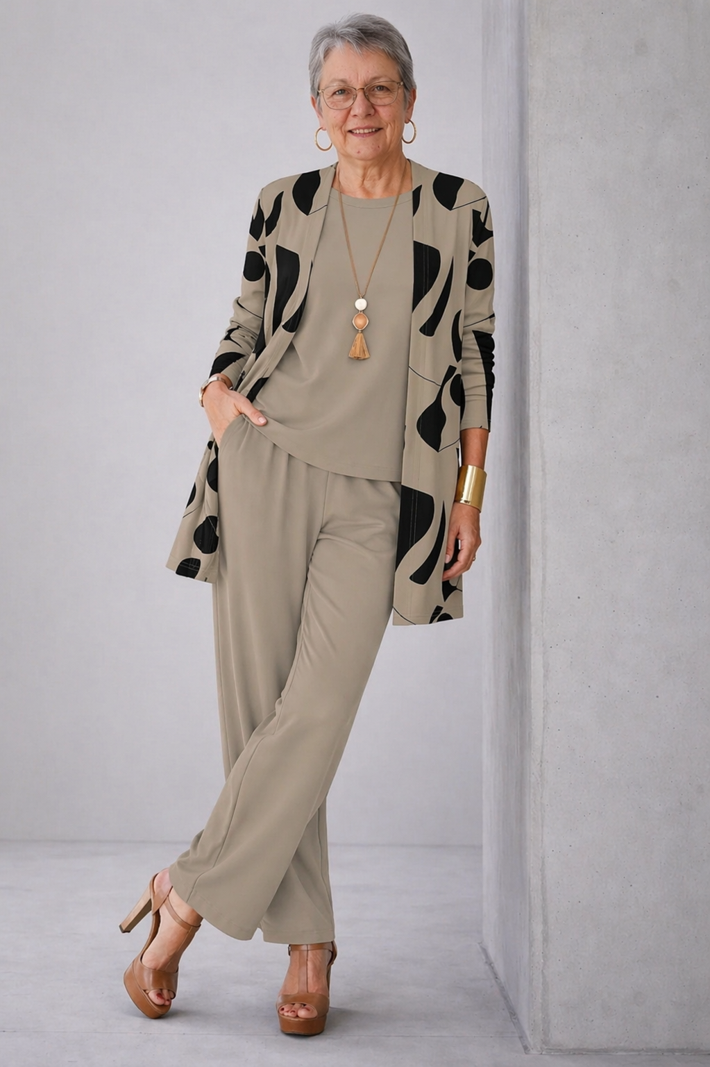 Lidia | Conjunto de Tres Piezas Elegancia Clásica