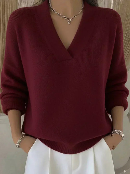 Alba | Jersey Holgado de Cuello en V