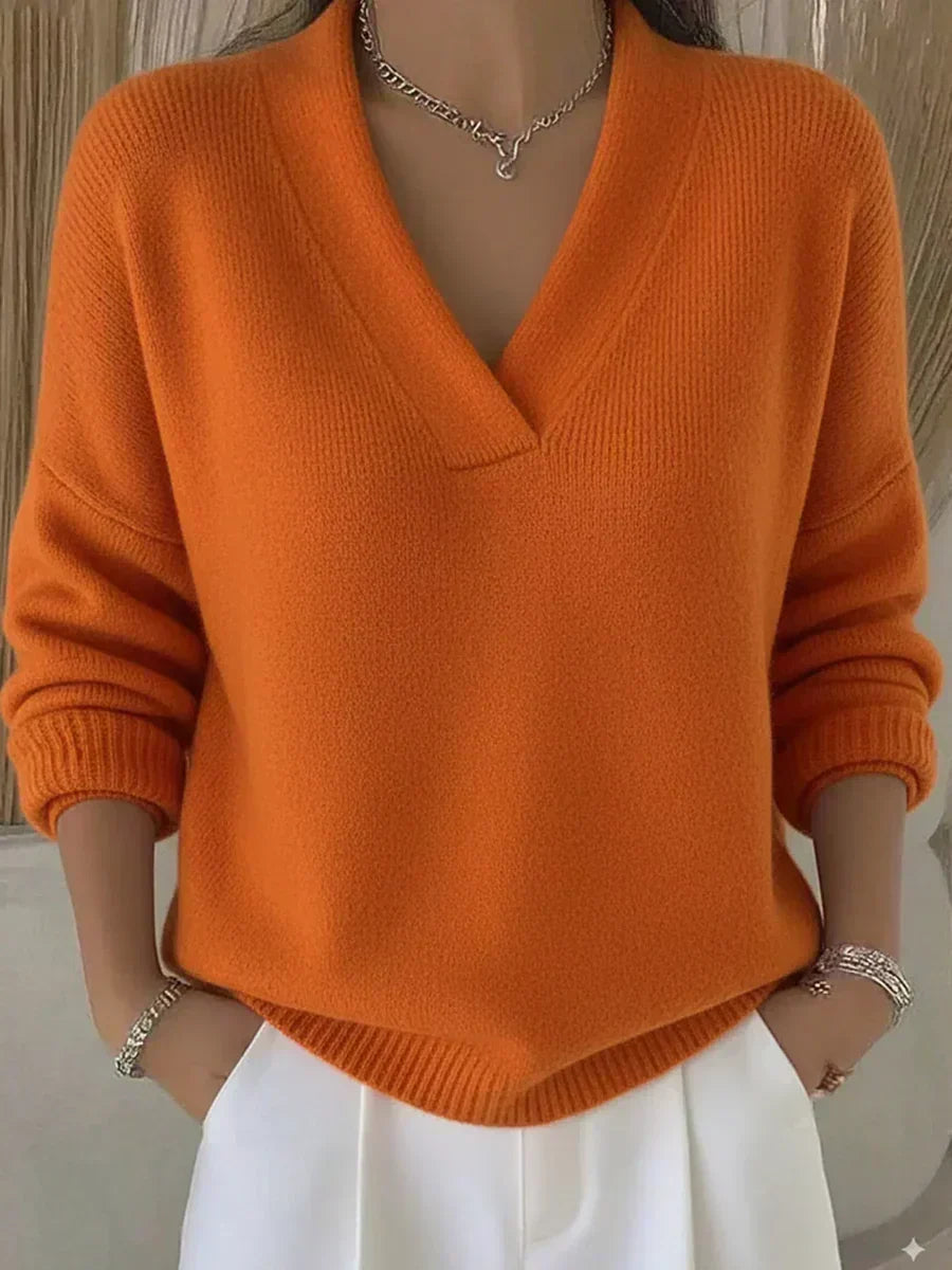 Alba | Jersey Holgado de Cuello en V