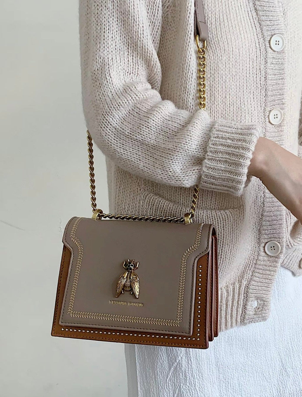Éloria Paris - Bolso de Mano de Cadena de Lujo
