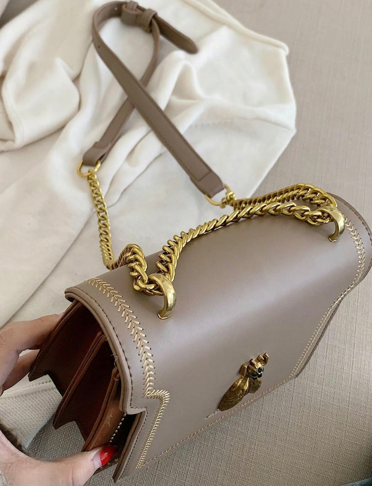 Éloria Paris - Bolso de Mano de Cadena de Lujo