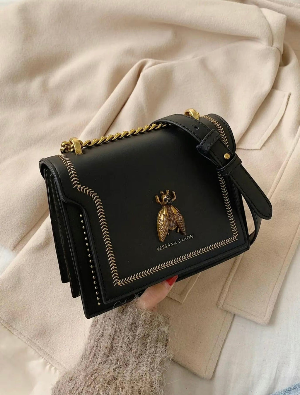 Éloria Paris - Bolso de Mano de Cadena de Lujo