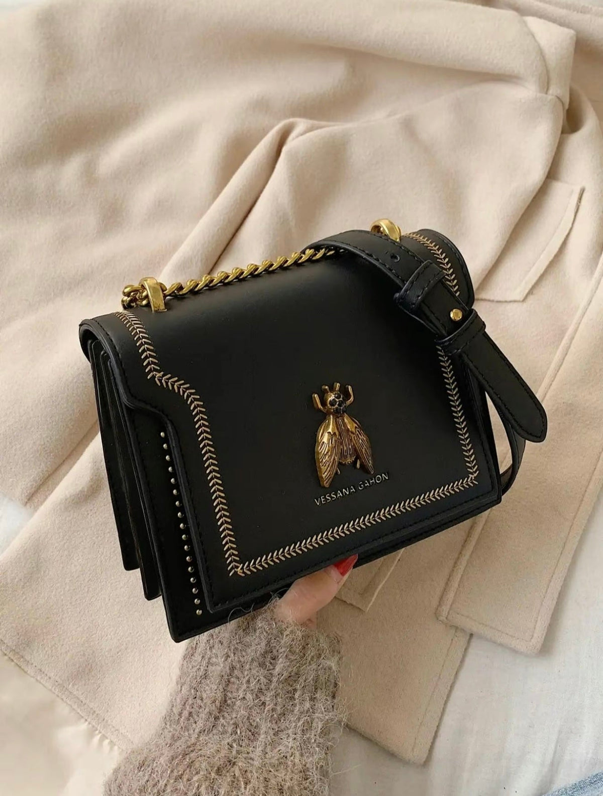 Éloria Paris - Bolso de Mano de Cadena de Lujo