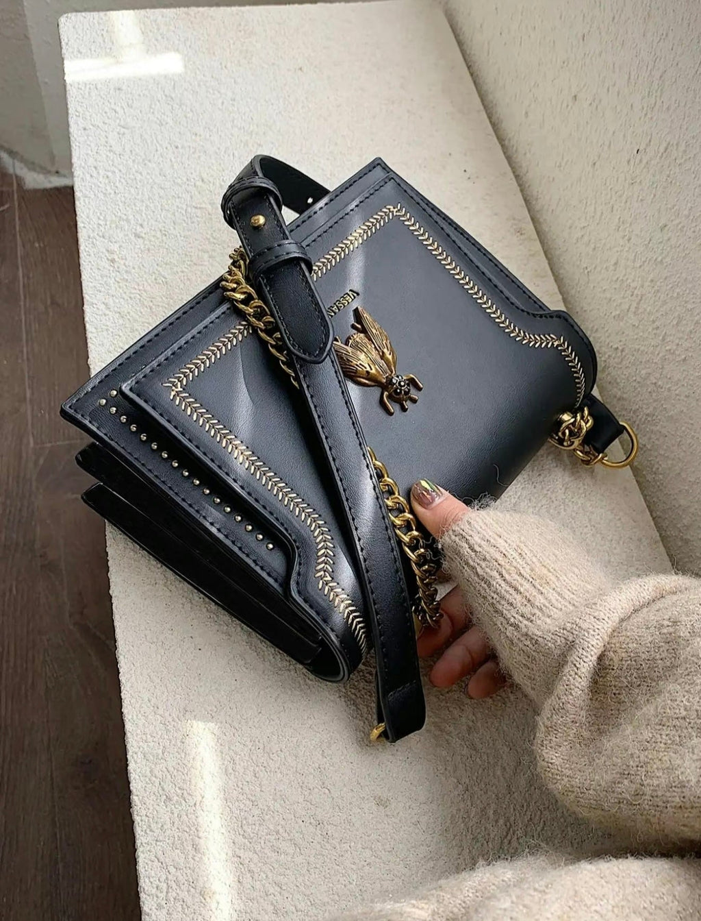 Éloria Paris - Bolso de Mano de Cadena de Lujo