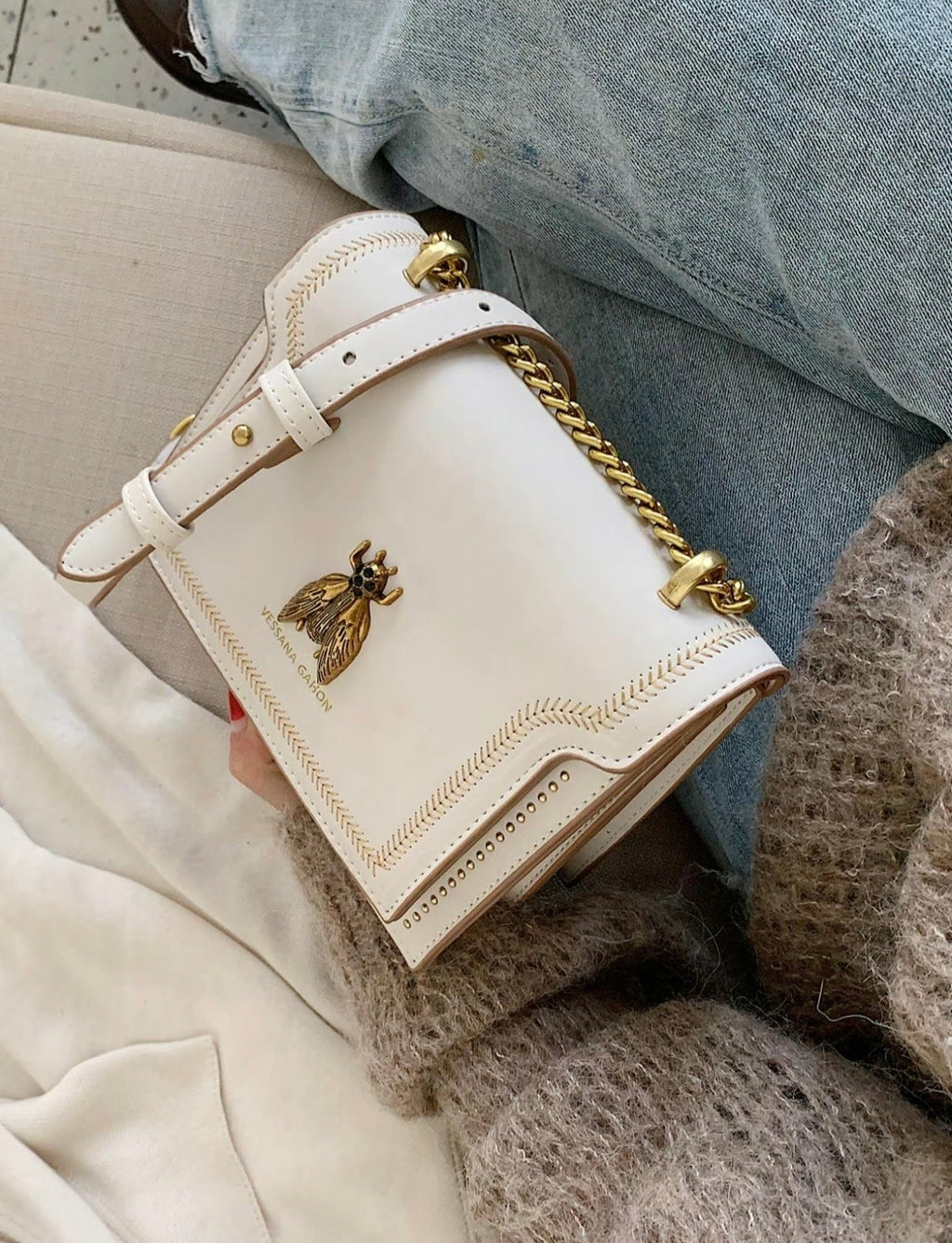 Éloria Paris - Bolso de Mano de Cadena de Lujo