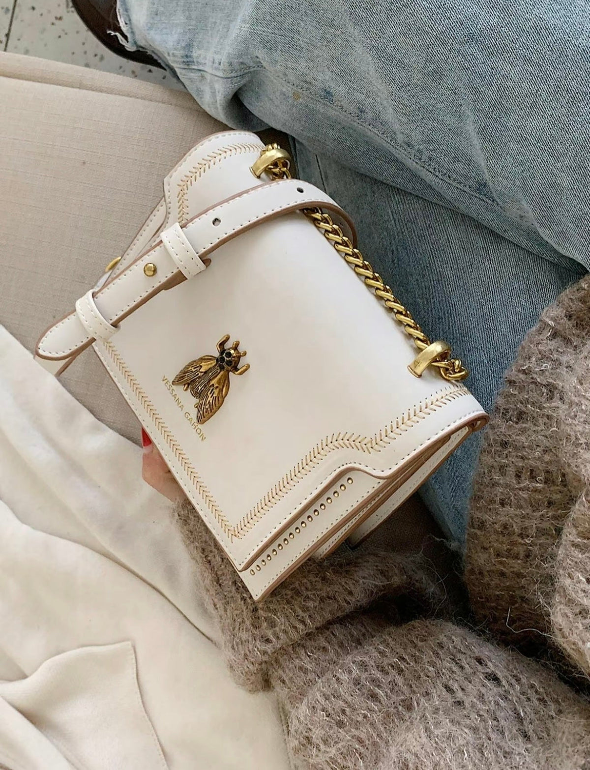 Éloria Paris - Bolso de Mano de Cadena de Lujo