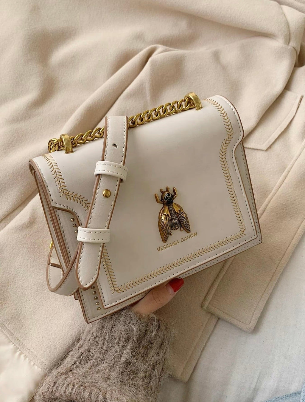 Éloria Paris - Bolso de Mano de Cadena de Lujo