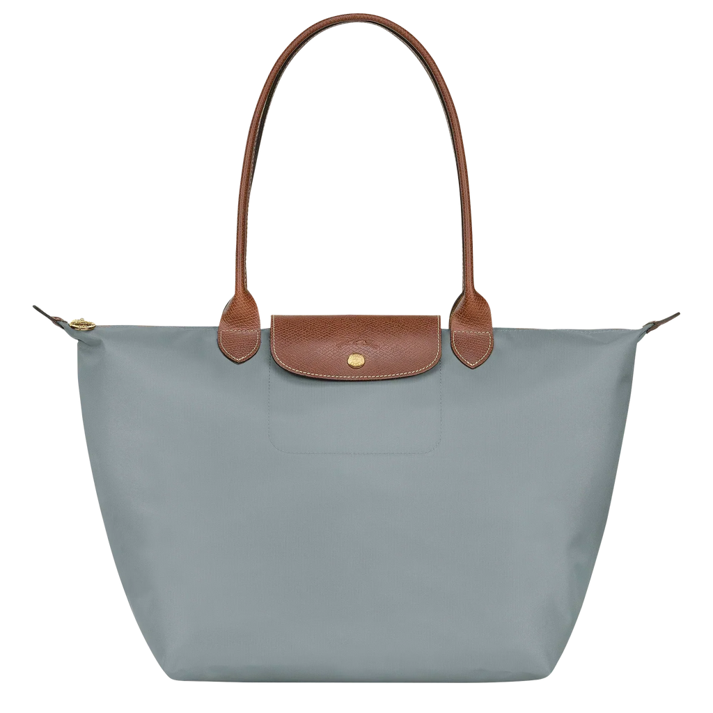 Bolso Clásico - Tote Le Pliage Grande, Gris Acero