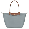 Bolso Clásico - Tote Le Pliage Grande, Gris Acero