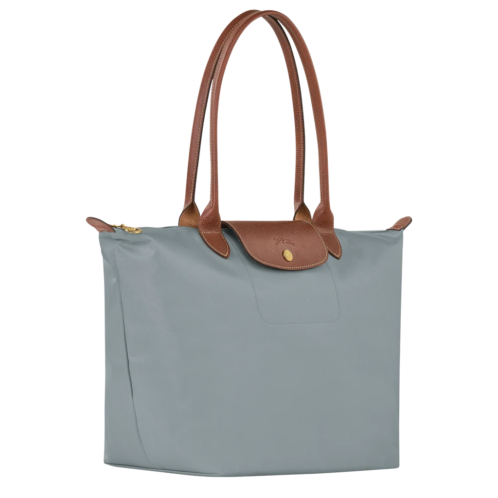Bolso Clásico - Tote Le Pliage Grande, Gris Acero