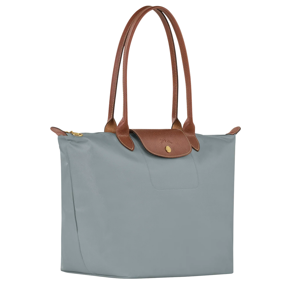 Bolso Clásico - Tote Le Pliage Grande, Gris Acero
