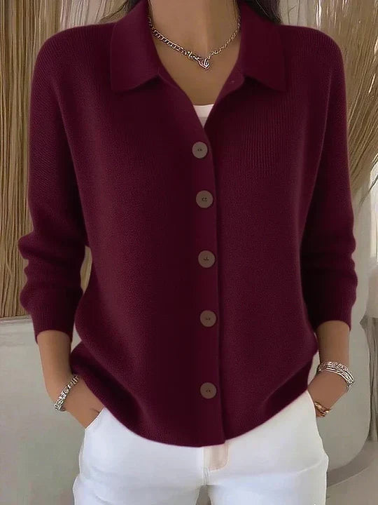 Macarena | Jersey de Cuello Alto con Botones