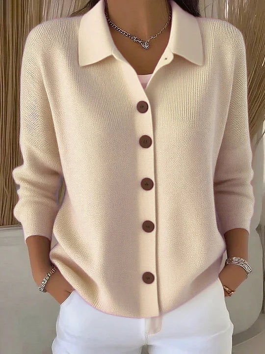 Macarena | Jersey de Cuello Alto con Botones