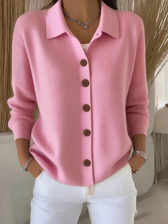 Macarena | Jersey de Cuello Alto con Botones