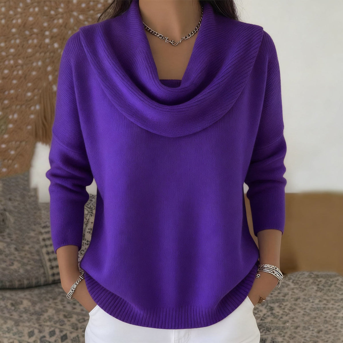Maite | Jersey de Cuello Alto