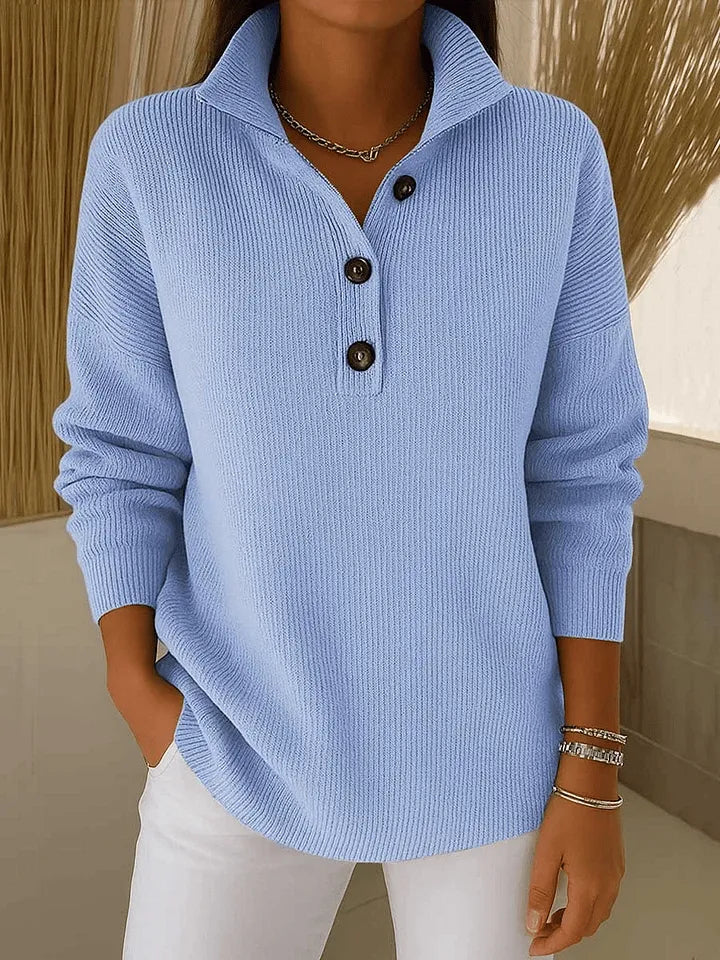 Soledad | Jersey Polo de Cuello en V