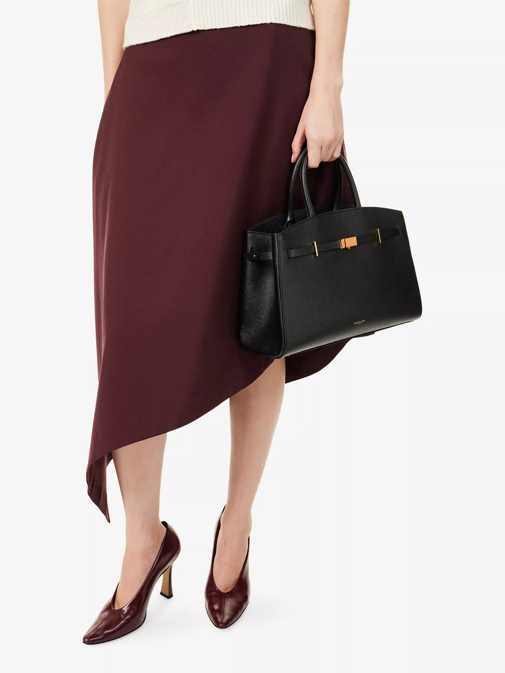 Amélisse - Bolso de Mano Midi de Piel Elegante