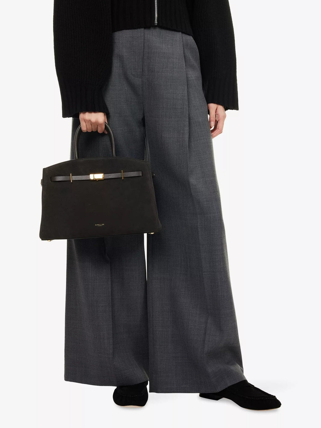 Amélisse - Bolso de Mano Midi de Piel Elegante