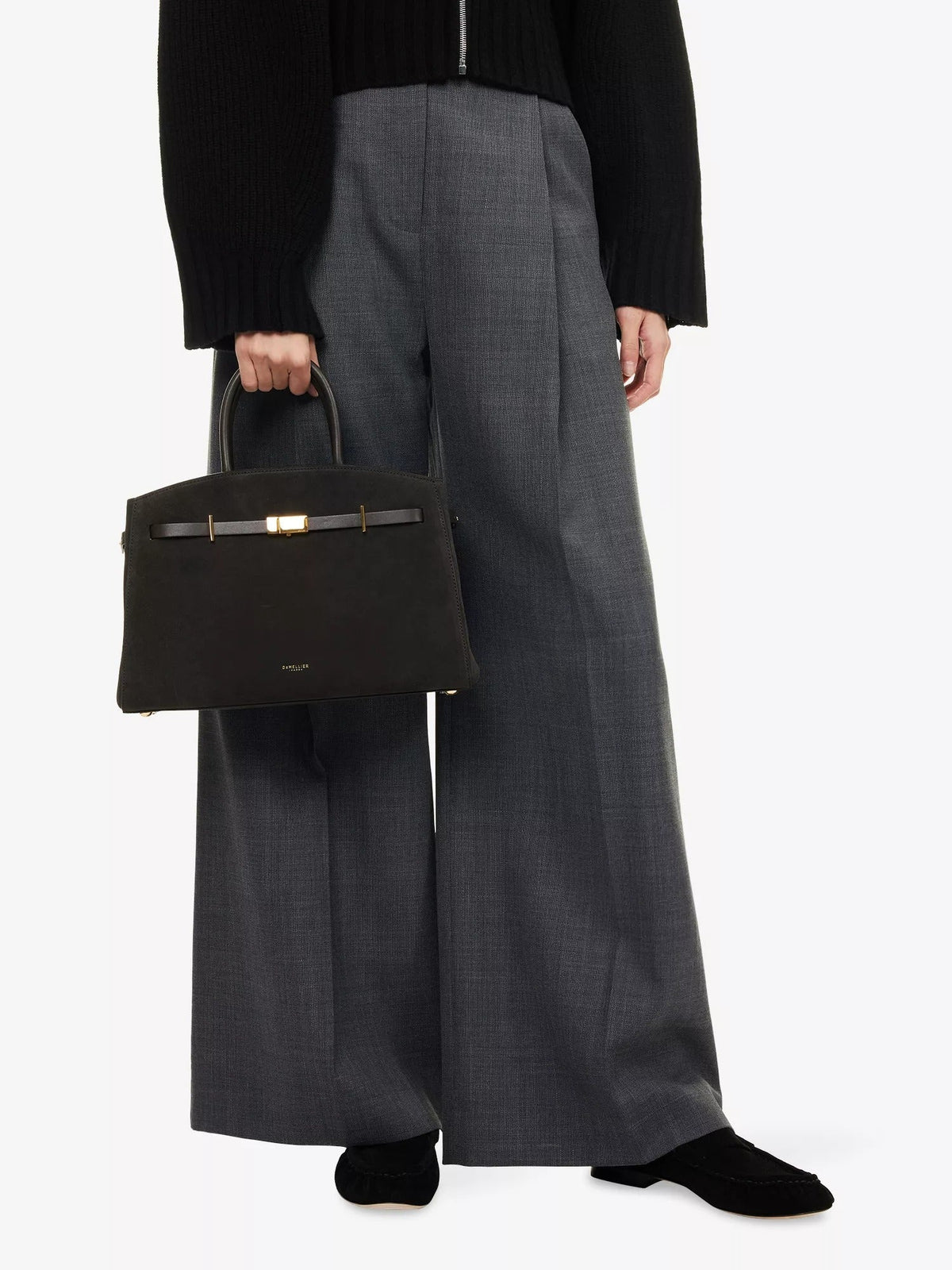 Amélisse - Bolso de Mano Midi de Piel Elegante