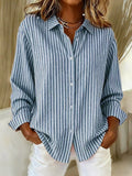 Rocío | Camisa de Rayas con Botones