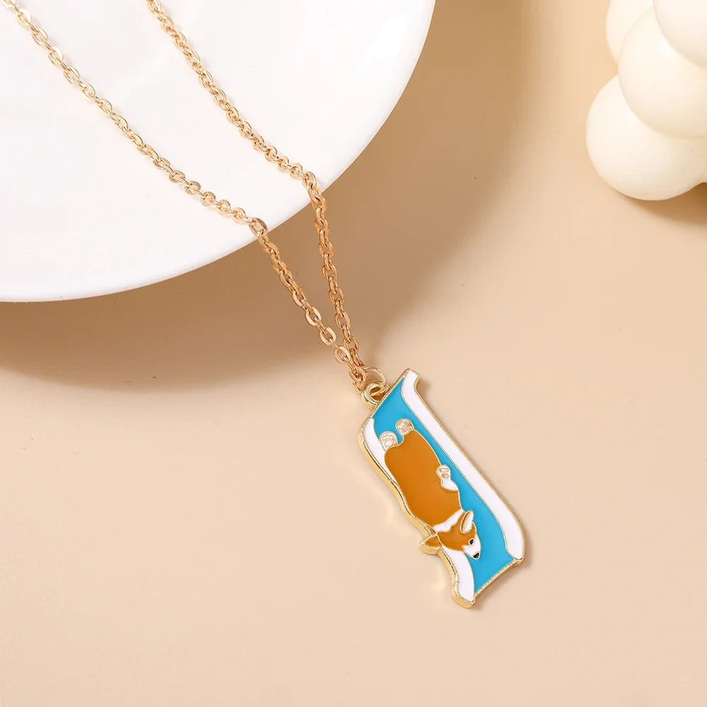 Perro salchicha| Collar con Colgante