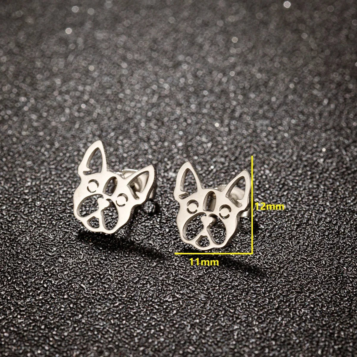 Perritos | Pendientes de Botón