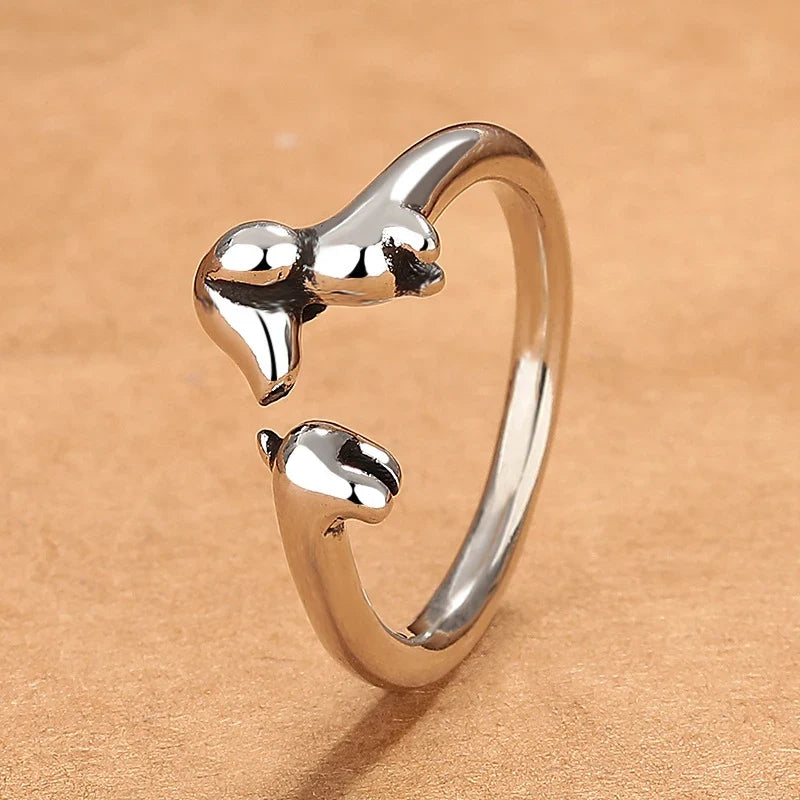 Perro Salchicha | Anillo Ajustable