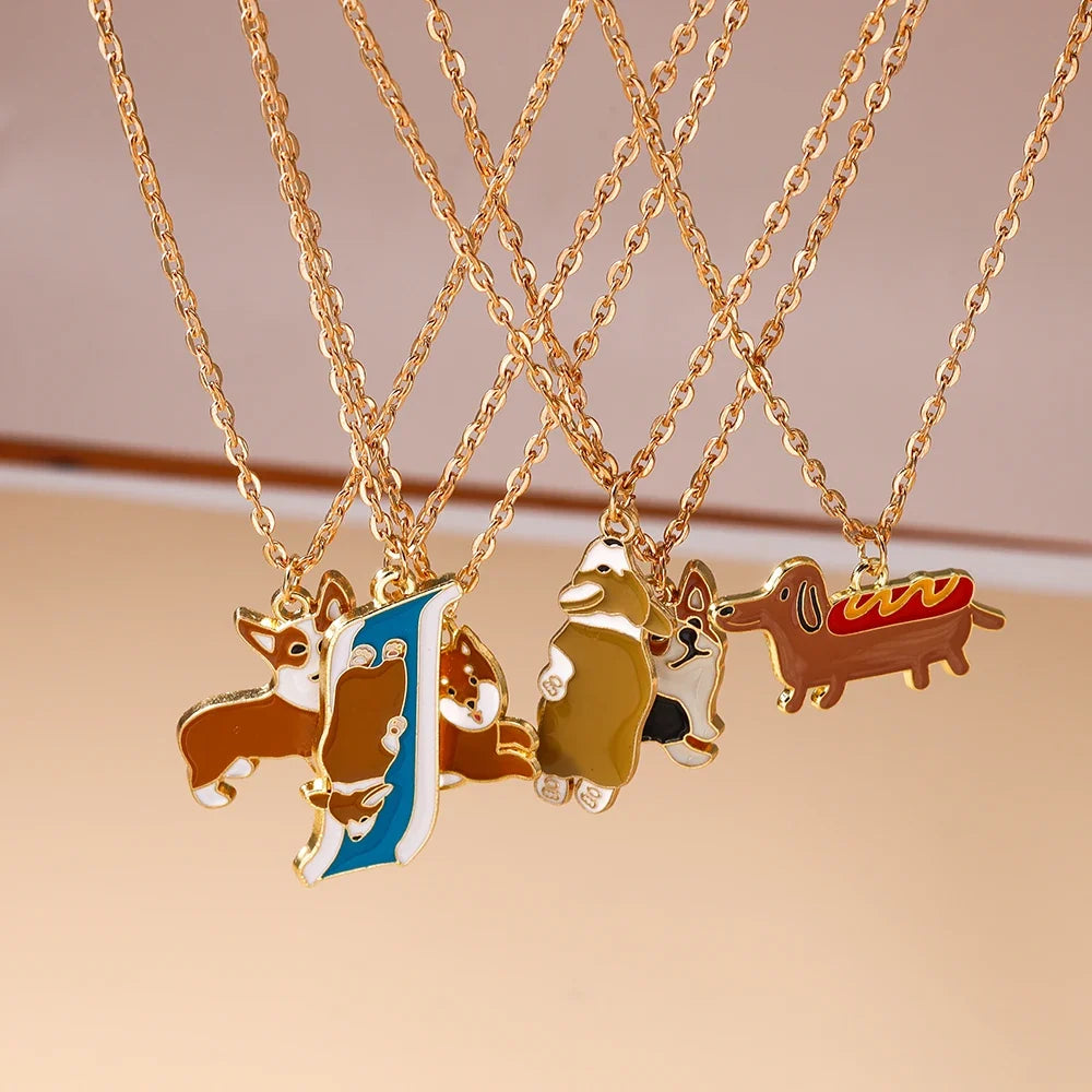 Perro salchicha| Collar con Colgante