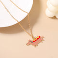 Perro salchicha| Collar con Colgante