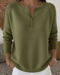 Elena | Jersey de Punto Henley con Botones
