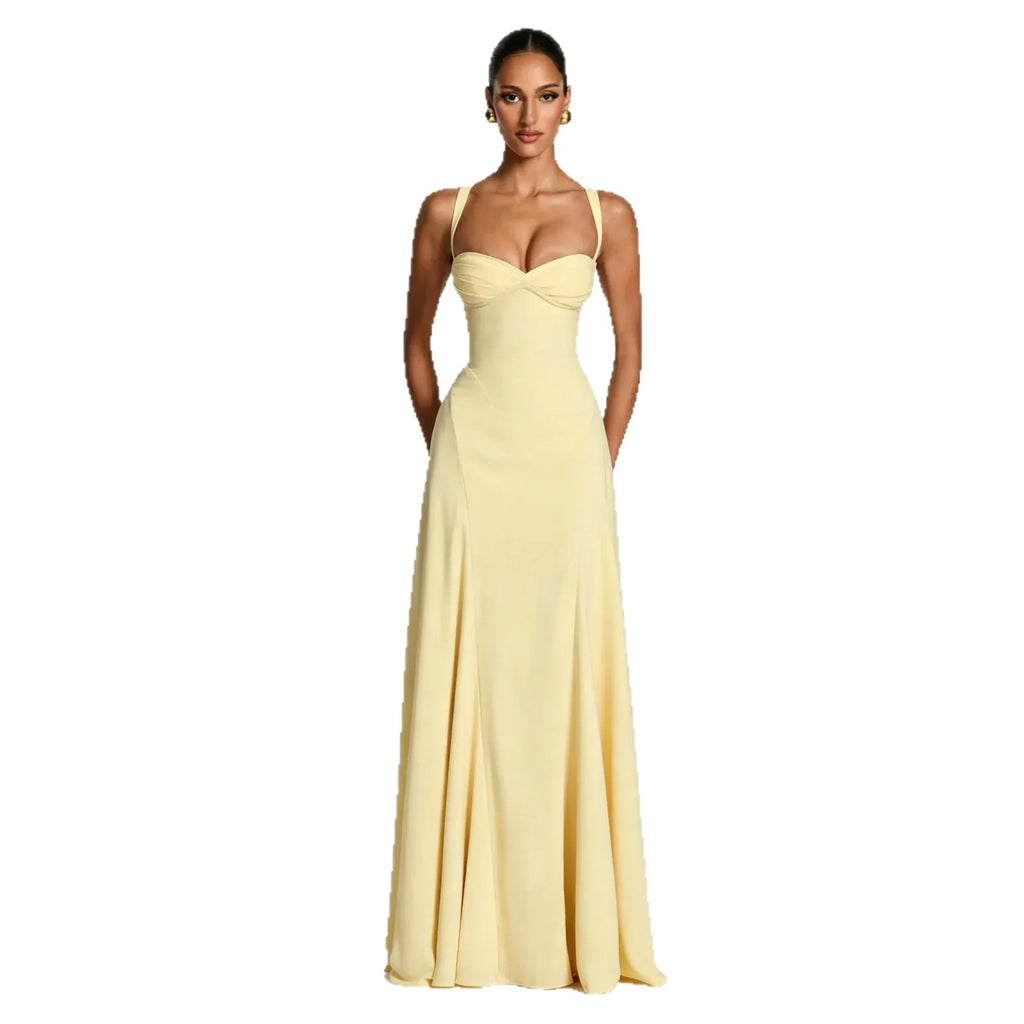 Vestido Aurora  Elegante Espalda Descubierta