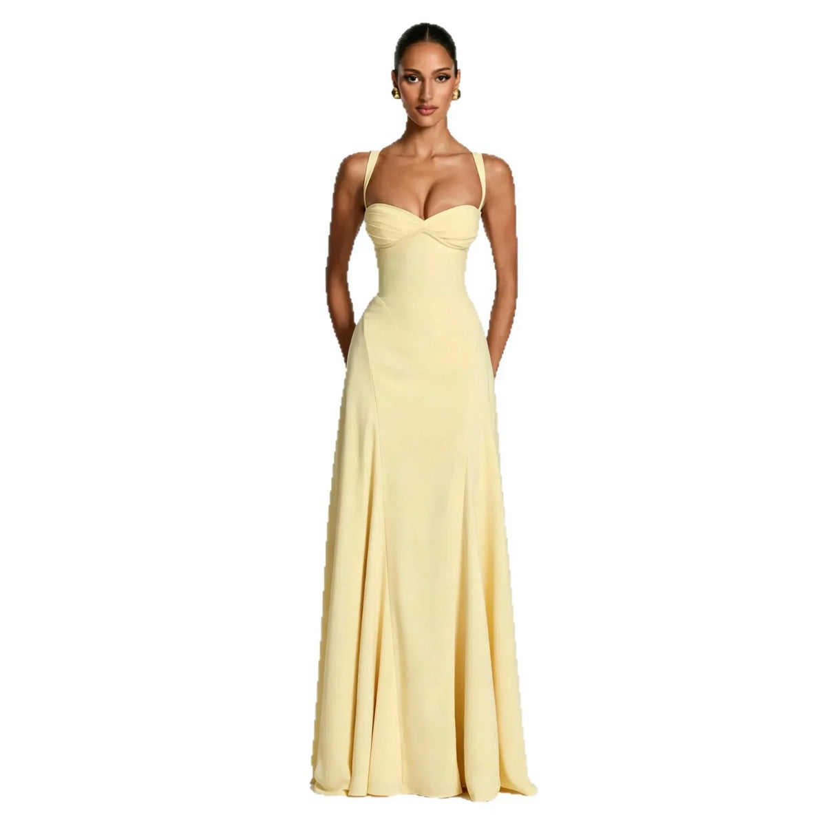 Vestido Aurora  Elegante Espalda Descubierta