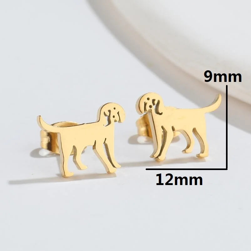 Perritos | Pendientes de Botón