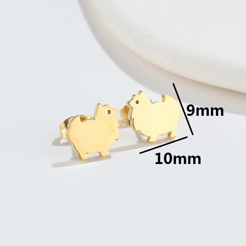 Perritos | Pendientes de Botón