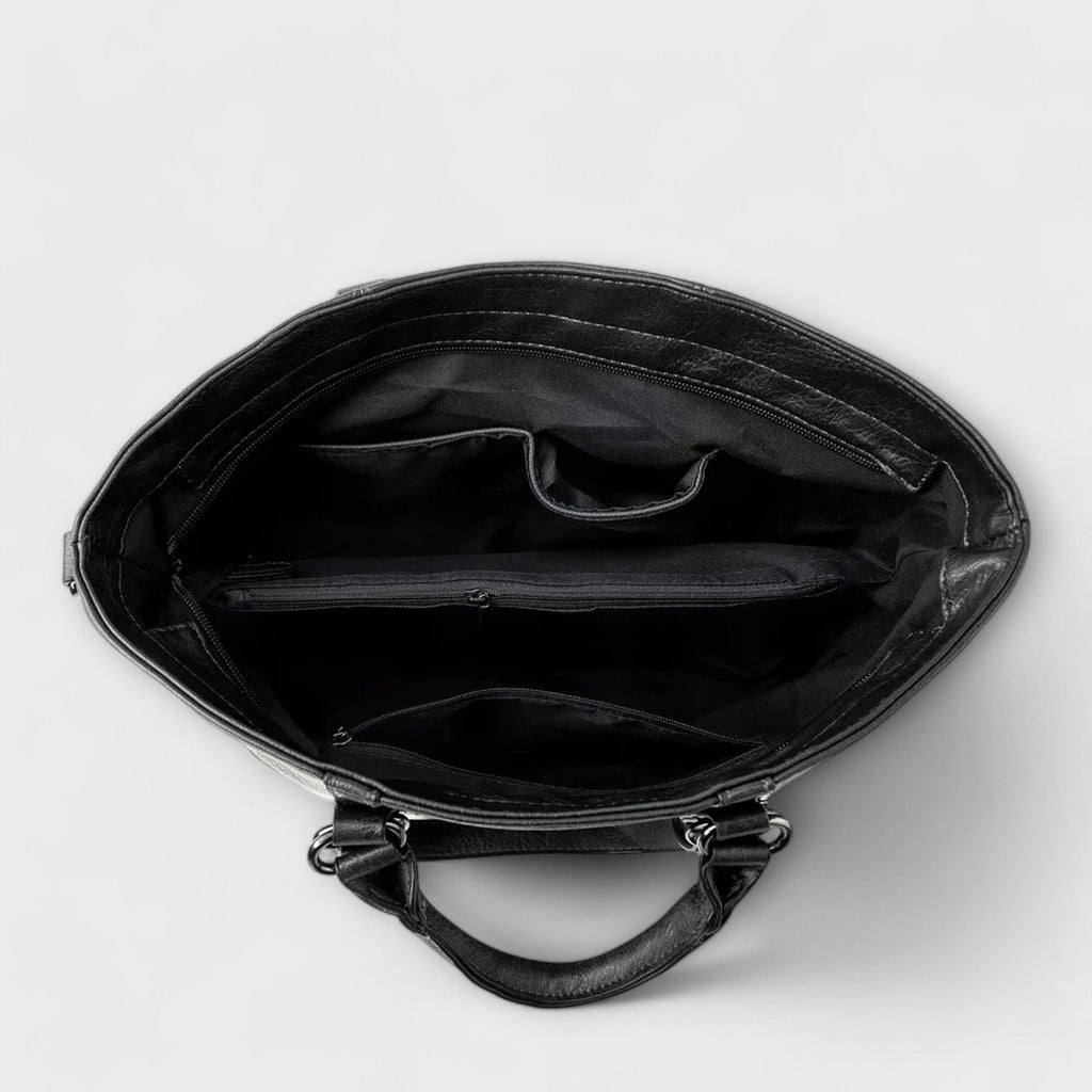 Olívia - Bolso de Mano de Piel Grande
