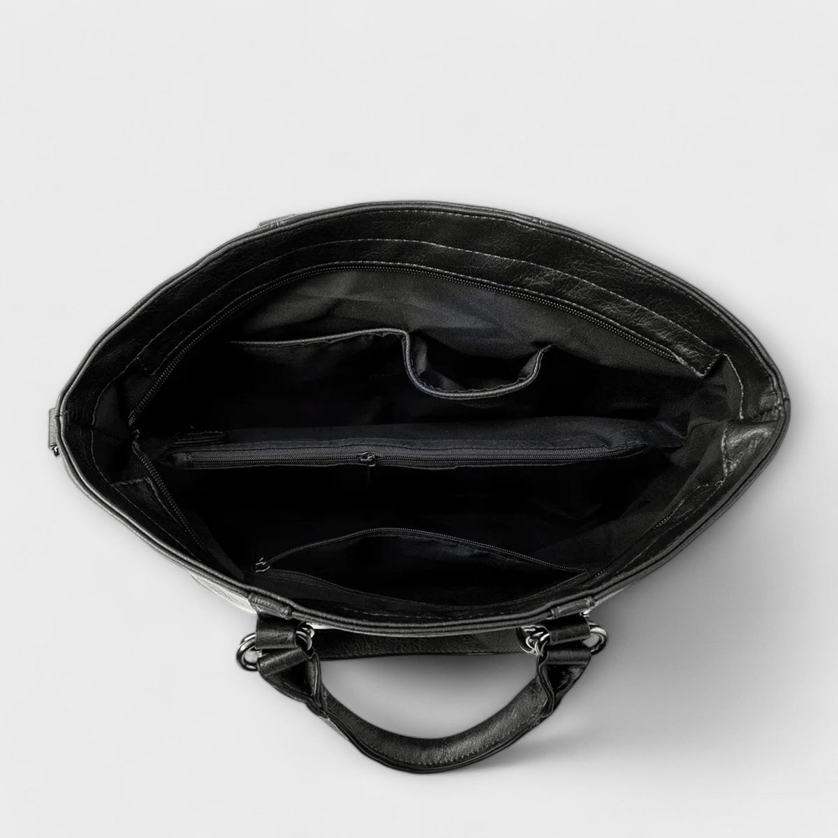 Olívia - Bolso de Mano de Piel Grande