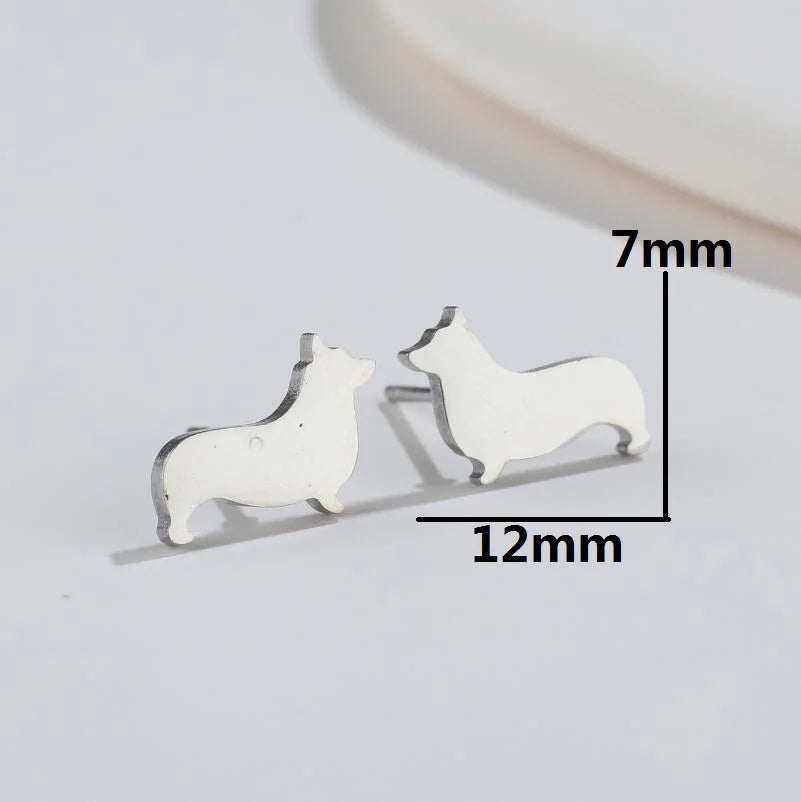 Perritos | Pendientes de Botón