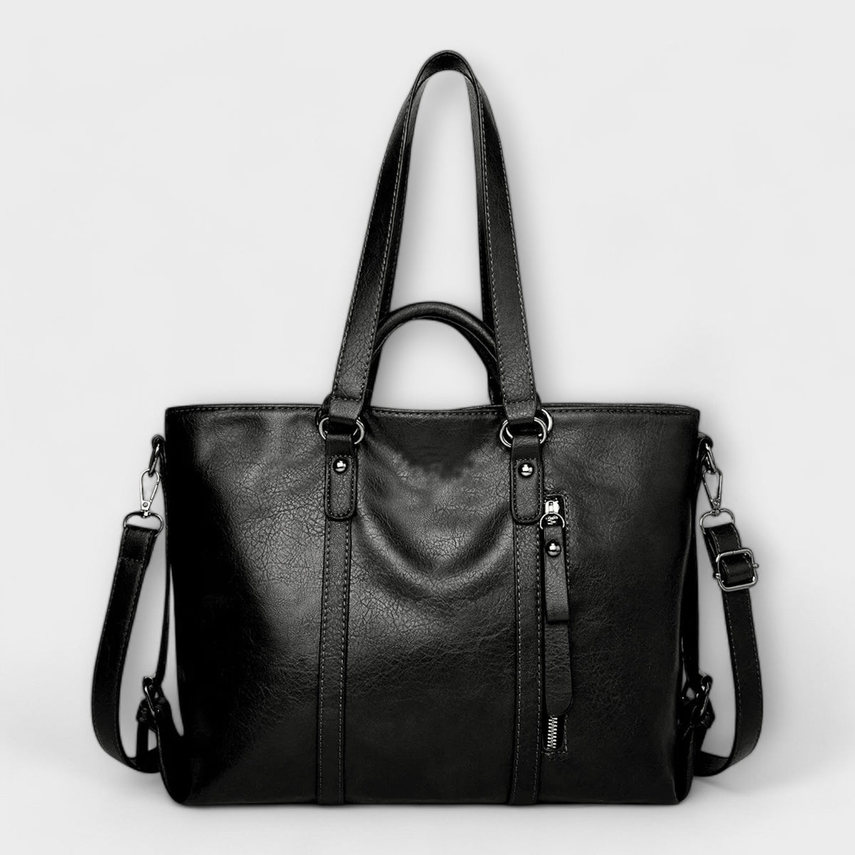 Olívia - Bolso de Mano de Piel Grande