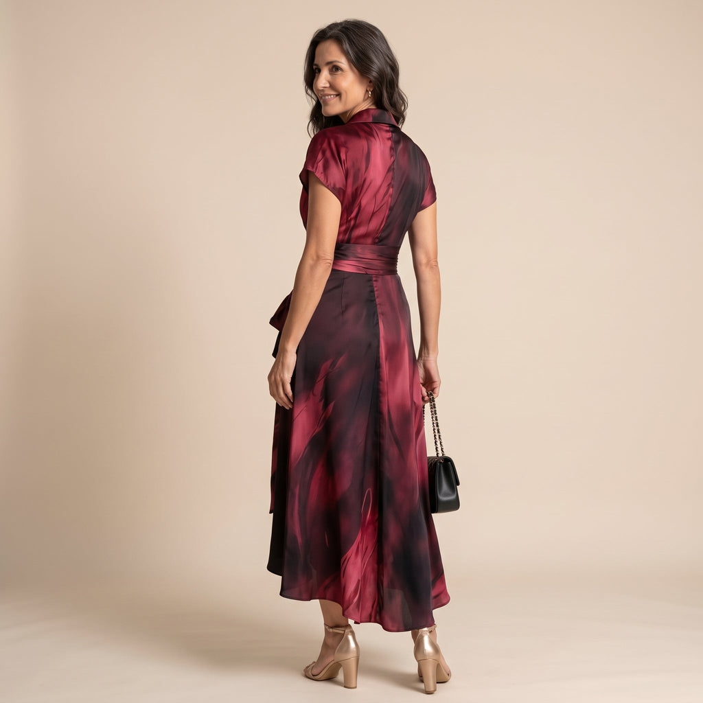 Vestido Maxi Envolvente "Acuarela"